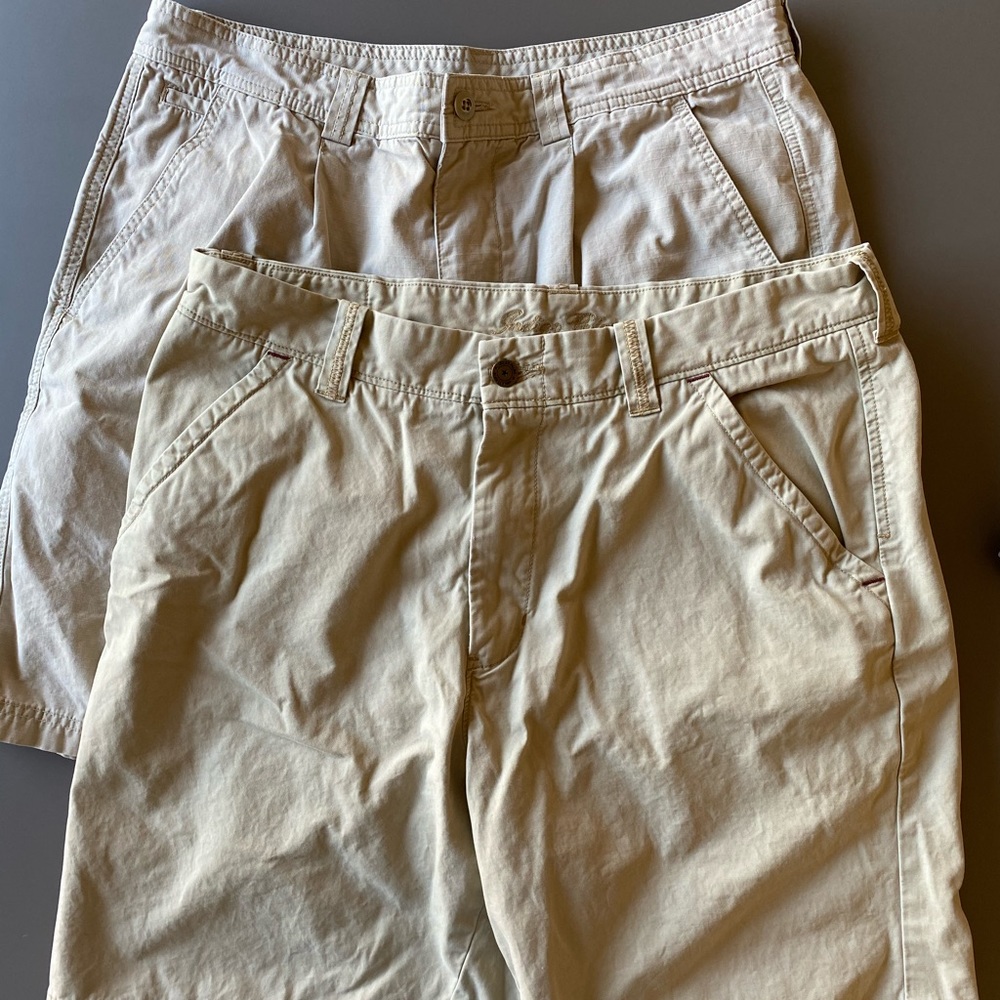 TWO size 35 shorts Tommy Bahama & Indigo Palms